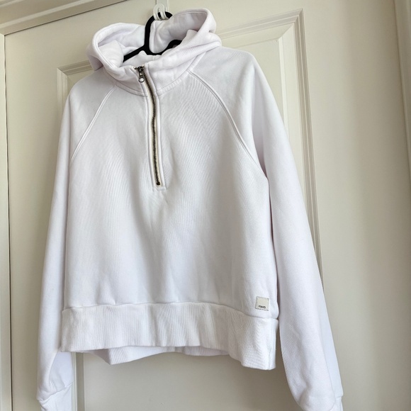 Vuori Restore Half Zip Hoodie White Size M - Picture 5 of 15